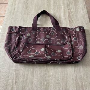 NWOT … Green & Brown “Circle” Tote Bag